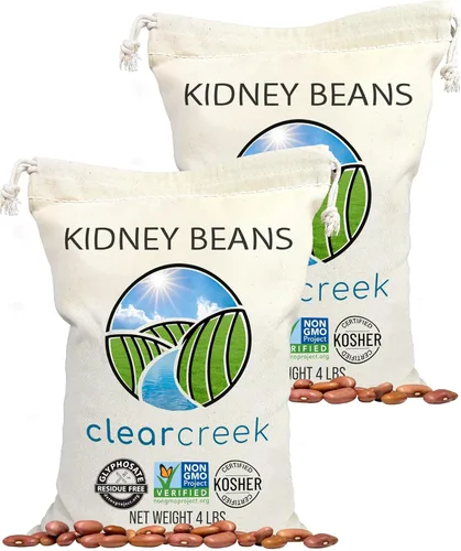 Miniatura 9 de CLEAR CREEK Frijoles certificados sin residuos de glifosato cultivados en Washington 25 libras Sin OMG Kosher Vegano No irradiado