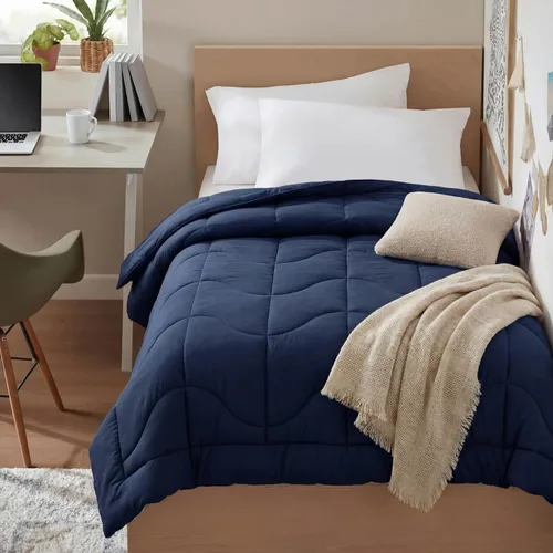 Miniatura 20 de Bedsure - Edredón tamaño queen, acolchado, para todas las estaciones, ultrasuave, plumón alternativo prelavado y relleno de edredón con 4 pestañas