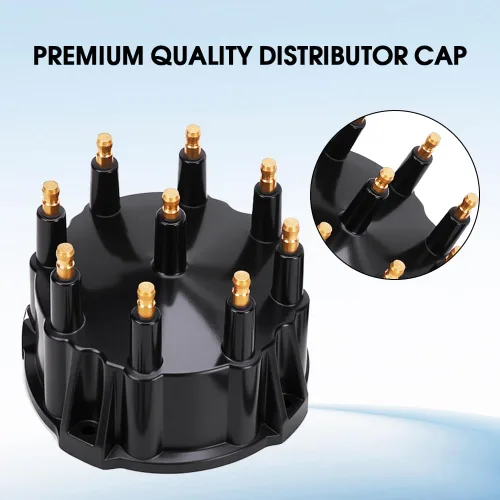 Miniatura 5 de 805759Q3 Kit de tapa de distribuidor y rotor de encendido para motores marinizados 5.0L, 5.7L, 7.4L, 8.2L, 350 V8 con sistemas de encendido
