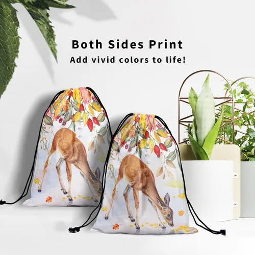 Miniatura 154 de Bolsa de agarre de gimnasia de piel de animal, bolsa de gimnasia con cordón ajustable, bolsa de cuerda para fauna silvestre, Mariposas Galaxy