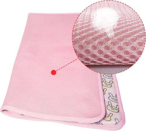 Miniatura 2 de NACOCO - Colchoneta refrescante para mascotas, para gatos, perros, cojín de verano, refrescante, cómoda, suave para mascotas y adultos Rosa