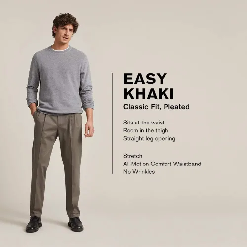 Miniatura 5 de Dockers, Easy Khaki - Pantalones caquis de ajuste clásico para hombre (tallas estándar y para personas grandes y altas)