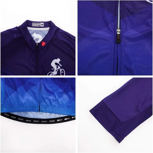Miniatura 3 de Camisetas de ciclismo para hombre, camiseta de ciclismo de montaña, manga corta, transpirable, camisetas de ciclismo de secado rápido