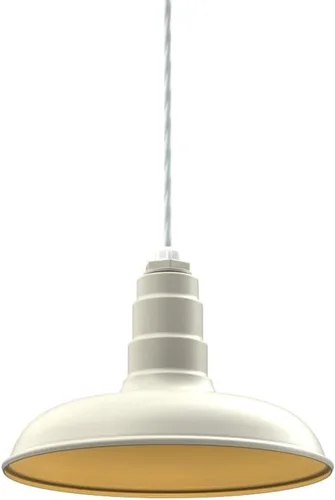Miniatura 38 de Steel Lighting Co. Malibu - Lámpara colgante Montaje en techo Domo de 14 pulgadas vástago de 12 pulgadas Estilo de granja de acero Rojo