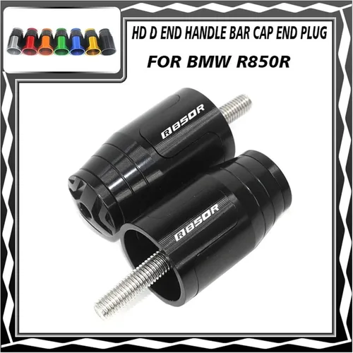 Miniatura 3 de Empuñaduras de manillar de motocicleta de 7/8 pulgadas, 0.866 in, tapón de extremo para BMW R850R R 850 R R850 R 1994-2002 Puños de manillar extremo
