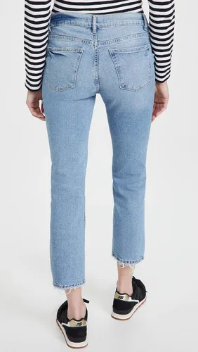 Miniatura 4 de DL1961 Patti Jeans rectos de maternidad de tiro medio para mujer