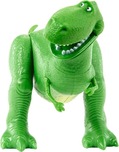Miniatura 7 de Mattel DisneyPixar Toy Story 4 True Talkers Figura Rex, 7.8 in / 19.81 cm de altura Posable, Figura de personaje parlante con apariencia auténtica