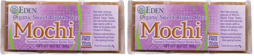 Miniatura 8 de Eden Mochi de arroz integral dulce orgánico, grano entero, fabricado tradicionalmente en Japón, 10.5 onzas