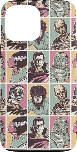 Funda con patrón Universal Monsters para iPhone 13 Pro Max