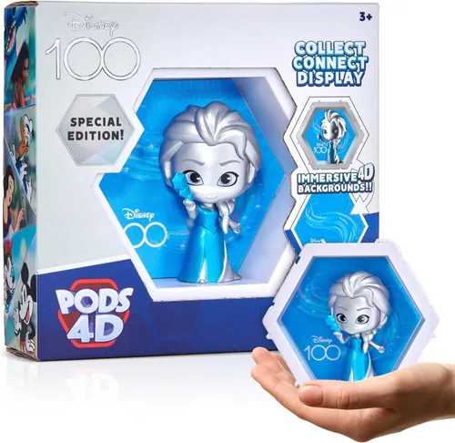 Miniatura 9 de WOW! PODS 4D Disney 100 - Stitch - Coleccionable aniversario de Disney de cien años, relleno de cesta de Pascua, figuras de acción, regalos
