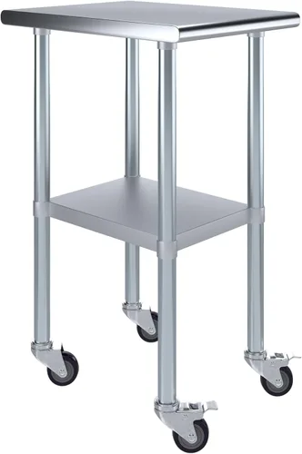 Miniatura 50 de Mesa de trabajo de acero inoxidable, mesa de metal