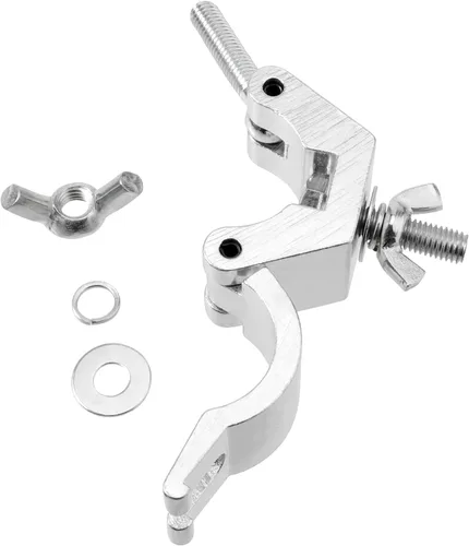 Miniatura 4 de MANCHAP 10 abrazaderas de armadura de 1.18-1.38 pulgadas, ganchos de aleación de aluminio para DJ, luz par, foco, proyector, apto