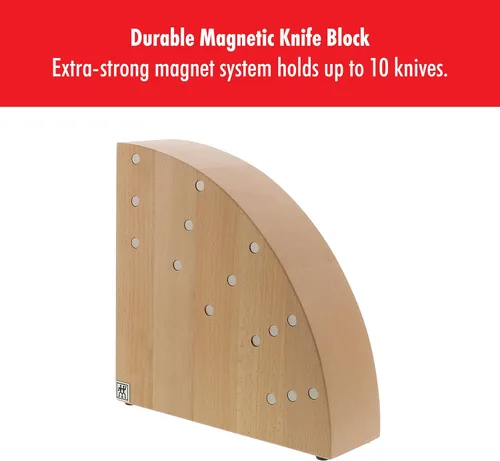 Miniatura 2 de ZWILLING Bloque de cuchillos italiano, 10" x 10" x 16", madera de haya natural