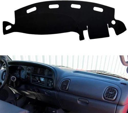 Miniatura 12 de Cubierta de salpicadero compatible con Dodge Ram 1500 2002-2005, 2500/3500 2003-2005 (beige)