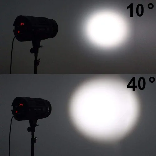 Miniatura 5 de EXMAX NG-10X Fresnel Adaptador de enfoque de lente Fresnel Spot S-Mount Adaptador Accesorio 10-40° 5X Lente de enfoque más brillante Ajustar