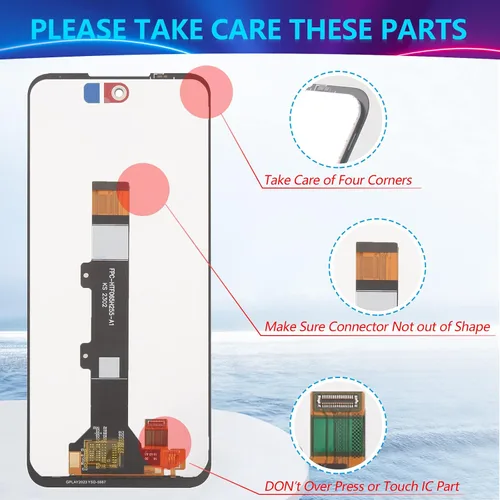 Miniatura 4 de para Motorola Moto G Play 2023 Pantalla táctil de repuesto para Moto G Play 2023 XT2271 XT2271-5 Pantalla de repuesto Pantalla LCD Asamblea