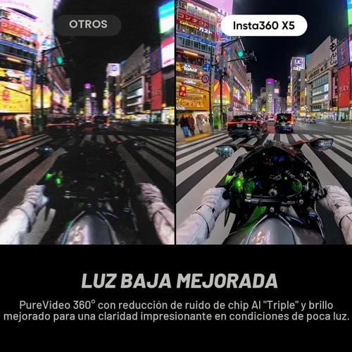 Miniatura 3 de Insta360 X5 Essentials - Cámara de acción impermeable 8K 360 El paquete incluye selfie Stick, batería extra, funda de carga rápida de utilidad