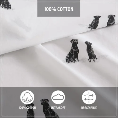 Miniatura 112 de Eddie Bauer - Juego de ropa de cama de percal de algodón, decoración fresca y elegante para el hogar, sábanas de tamaño King