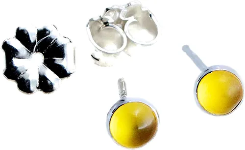 Miniatura 68 de Aretes pequeños de plata de ley para cartílago, tragus, hélix, múltiples piercings hipoalergénicos, piedra natal para mujer, juego de bisel