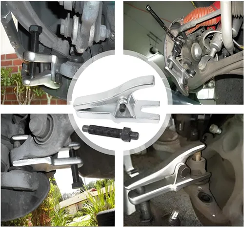Miniatura 7 de BELOMI Separador Universal de Rótula, Extractor de Rótula Ajustable, Herramienta de Extracción Resistente para Separar Brazos, Barras de Dirección