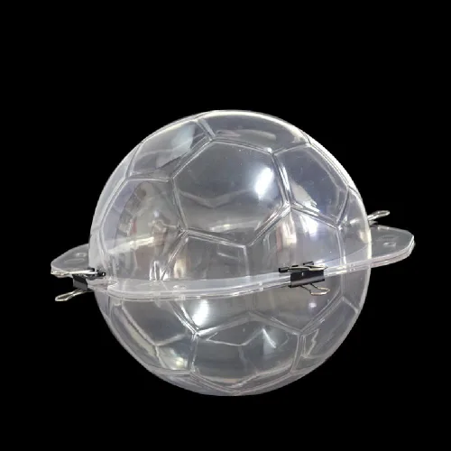 Miniatura 2 de Molde plástico de la jalea del chocolate del hielo del molde plástico del caramelo de la PC del policarbonato de la forma del fútbol 3D