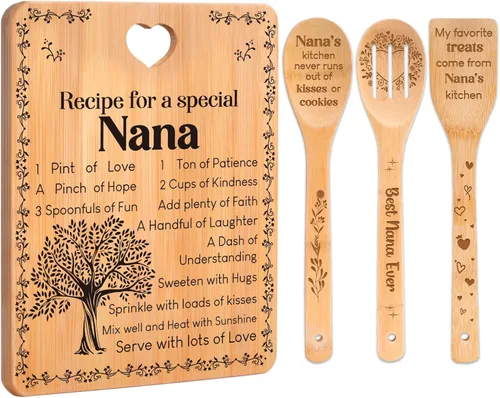 Miniatura 18 de Regalos de cumpleaños número 30 para mujeres – Regalos de cumpleaños número 30 para hombres, tabla de cortar, hecha de bambú grabada "Year 1995 News