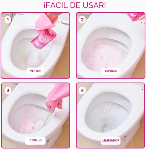Miniatura 6 de Stardrops - The Pink Stuff - Limpiador de inodoro con espuma Miracle Power - 2 tratamientos - Paquete de espuma rosa autoactivante de 1 (7 onzas)