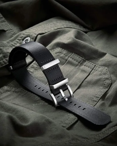 Miniatura 2 de Correas de reloj de repuesto de nailon balístico de alta calidad de NATO G10, con hebilla de acero inoxidable, para hombres y mujeres, 0.709