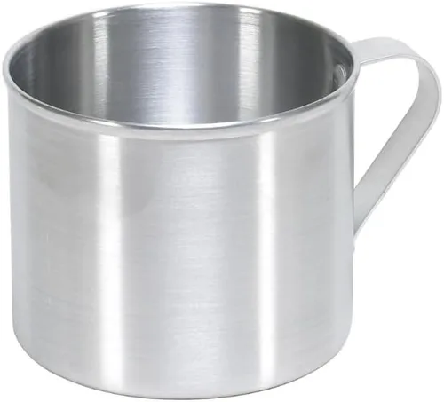 Miniatura 10 de IMUSA Paquete de 4 tazas de aluminio de 0.7 cuartos de galón para uso en estufa o campamento, color plateado