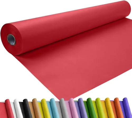 Miniatura 36 de SMART&CASUAL Papel de regalo negro de 17.8 x 760 pulgadas (63 pies) de papel kraft para regalo, tablón de anuncios, ramos, flores, niños, embalaje