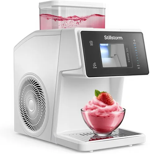 Stillstorm Máquina de hielo afeitado Máquina de cono de nieve No necesita hielo, máquina de copo de nieve con tecnología RapidChill, Auto-Clean