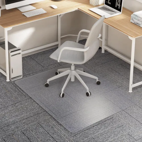Miniatura 10 de Tapete grande para silla de oficina para alfombra, 36" x 48" antideslizante impermeable para silla de escritorio para sillas con ruedas, protector