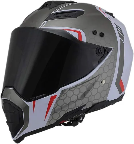 Miniatura 8 de Casco de motocicleta Dual Sport Casco Off Road Dirt Bike ATV DOT certificado