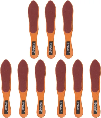 minkissy Limas de pie de madera para pedicura, rallador de pedicura para pies, herramienta de rectificado de pies, herramientas de pedicura para