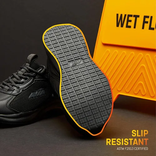 Miniatura 5 de Avia Canyon SR - Zapatos antideslizantes negros para hombre, resistentes al agua, para restaurante, trabajo y servicio de alimentos, color negro