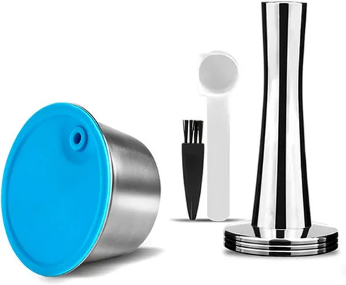 Miniatura 8 de Taza de filtro de cápsula de café de acero inoxidable recargable - Cápsula de café reutilizable para Dolce Gusto