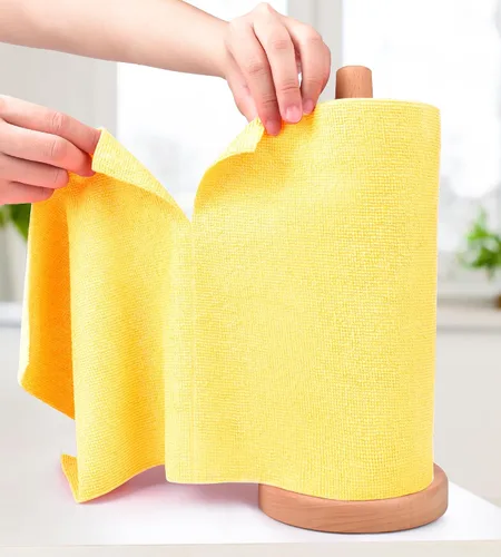 Miniatura 19 de KitchLife Rollo de Paño de Limpieza de Microfibra - Toallas de Papel de Microfibra Reutilizables Desgarrables, Sin Pelusa, Lavables, 20 Hojas