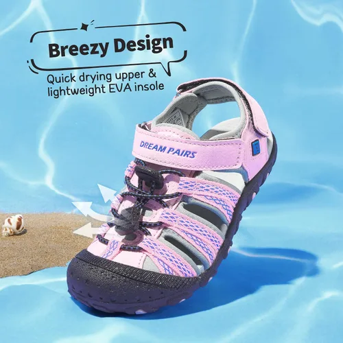 Miniatura 3 de Dream Pars - Sandalias de verano para niños y niñas, para niños pequeños y grandes, para exteriores