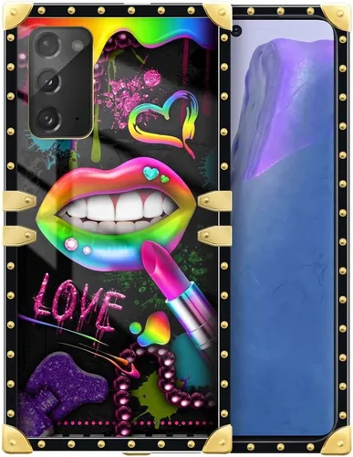 Miniatura 30 de Funda compatible con Samsung Galaxy Note 10 Plus, Lipstick Lips Note 10 Plus para niñas, TPU suave a prueba de golpes, protección rígida