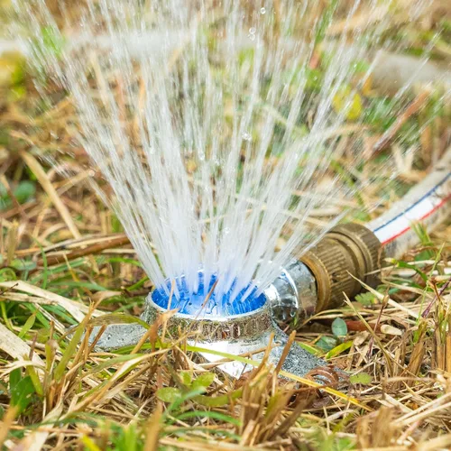 Miniatura 4 de Hourleey Rociador de Punto de Metal de 360 Grados, Rociadores de Césped para Patio, Rociador de Patrón Circular con Flujo de Agua Suave para Áreas