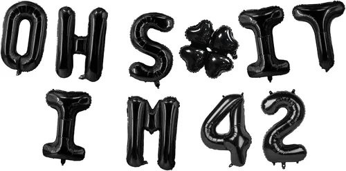 Miniatura 82 de Globos de látex de 16 pulgadas con texto en inglés "Oh I'm 14" Black Hallo Fourteen Cheers to 14 Years Old Theme Decor for Man Woman Happy 14th
