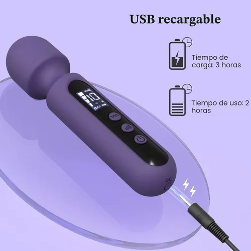 Miniatura 6 de Kits de vibrador de varita Tracy's Dog, juguetes sexuales para parejas con 3 accesorios para clítoris, punto G, glande, estimulador clitorial
