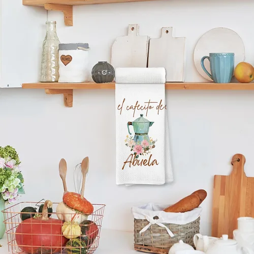 Miniatura 3 de Voatok Abuela Gifts - Toallas de cocina de café, regalos de Abuela para Navidad, cumpleaños de parte de nietos, toallas de mano para el mejor regalo
