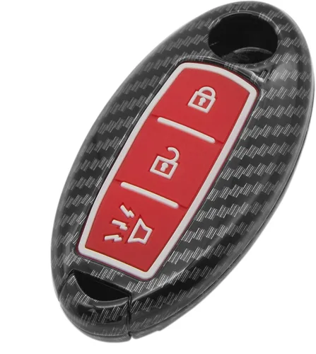 Miniatura 8 de Funda para llavero inteligente compatible con Infiniti EX35 EX37 FX35 FX37 FX45 FX50 Q70 QX50 QX70 para Nissan 370Z Armada Cube Juke Leaf Murano