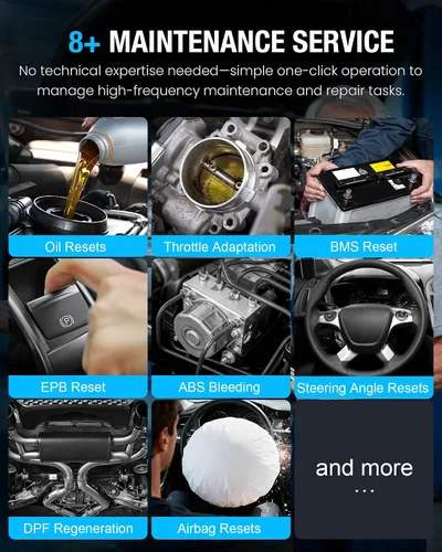 Miniatura 4 de Escáner de diagnóstico GOOLOO DS900 OBD2, herramienta de escaneo bidireccional de sistema completo, escáner Bluetooth 5.0 con pantalla táctil de 8