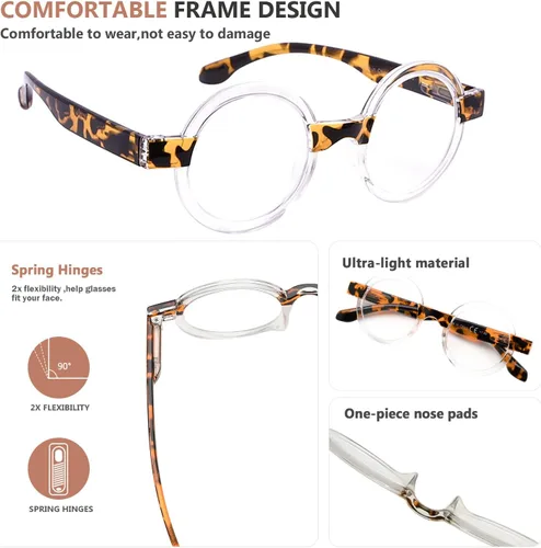 Miniatura 3 de Eyekepper Gafas de lectura redondas para mujer - Negro