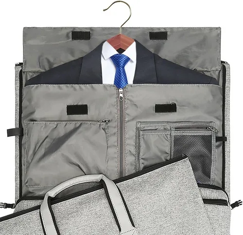 Miniatura 3 de Modoker - Bolsa convertible para ropa con correa para el hombro, unisex, bolsa viaje 2 en 1