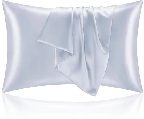 Miniatura 27 de Bedelite Funda de almohada de satén para el cuerpo, súper suave y refrescante, para el cabello y la piel, transpirable, sedosa y larga, 20 x 54 Rosa