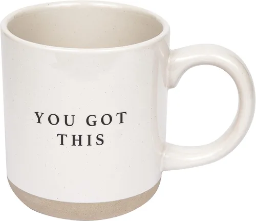 Miniatura 13 de Sweet Water Decor Tazas de café florales de gres - Tazas de café bonitas de 14 onzas para bebidas calientes y frías - Aptas para lavavajillas