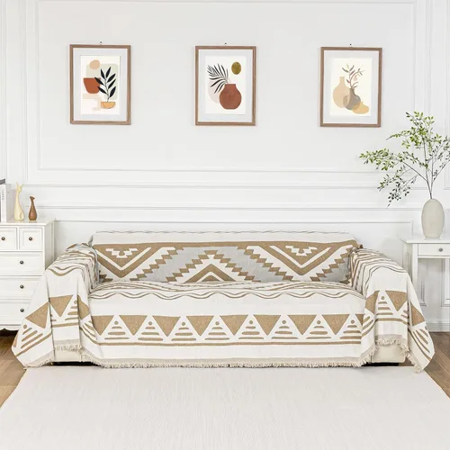 Miniatura 25 de MYSKY HOME Fundas para sillón, funda para silla reclinable, color beige, fundas de sofá para sofá modular en forma de L, fundas de sofá de gran